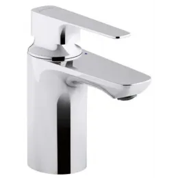 Смеситель для умывальника Aleo+ неповоротный излив, без донного клапана E72313-CP Jacob Delafon