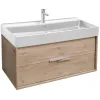Модуль под раковину Vivienne 99,9х45,2х45,2 см, 2 ящика, дуб давос натуральный EB1668-E75-E75 Jacob Delafon