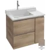 Модуль под раковину Soprano 76х53,5х63,4 см, квебекский дуб, 2 выдвижных ящика, 1 бутылочница EB1333-E10 Jacob Delafon