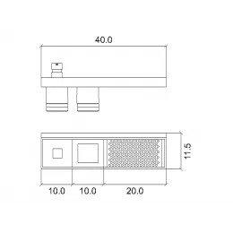Набор аксессуаров INDA INDISSIMA BARRA 400CNE51N