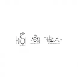 Комплект с инсталляцией Terrace с микролифтом EDA102-00+E70019-00+E29025-NF+E29027-CP Jacob Delafon