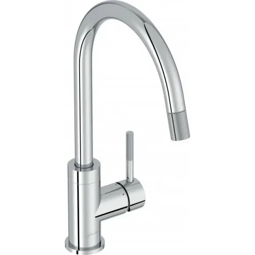 Смеситель для кухни с выдвижной лейкой Edgar поворотный излив E23309-CP Jacob Delafon