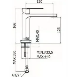 Смеситель для раковины Paffoni Tango TA071CR