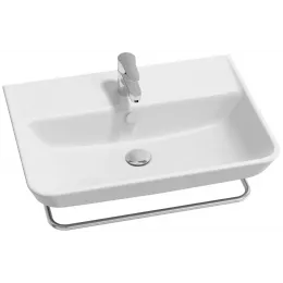 Подвесная раковина Struktura 65х48х13 см, с переливом, с отверстием под смеситель, санфарфор EGC111-00 Jacob Delafon