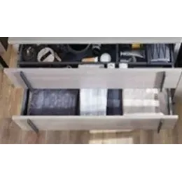 Модуль под раковину Nouvelle Vague 100х51,2х46,8 см, пепельный матовый, 2 ящика с доводчиками EB3040-M77 Jacob Delafon