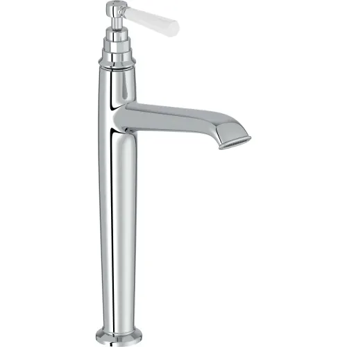 Высокий смеситель на столешницу Cleo 25,3 см, неповоротный излив, без донного клапана E24309-CP Jacob Delafon