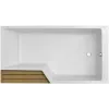 Акриловая ванна Bain-Douche Neo 160х90 см, левосторонняя, с комплектующими CE6D000L-00 Jacob Delafon