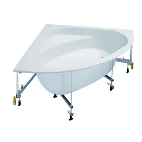 Акриловая ванна Domo 135х135 см, с каркасом и фронтальной панелью, угловая симметричная E60224-00 Jacob Delafon