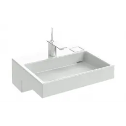 Подвесная раковина Terrace 60х49х8,9 см, c подсветкой. система слива freedrain, с отверстием для смесителя, санфарфор EXE9112-00 Jacob Delafon