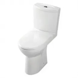 Унитаз-компакт Odeon 39,5х68,5 см, горизонтальный выпуск, боковая подводка, безободковый, без сиденья E4068-00+18907D-00 Jacob Delafon