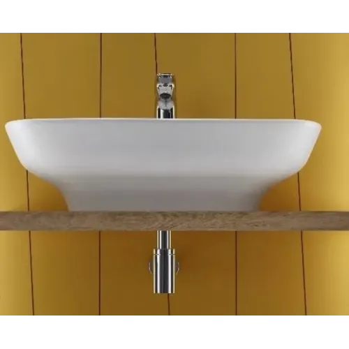 Подвесная раковина Struktura 45х35х12,8 см, с отверстием перелива, санфарфор EGH111-00 Jacob Delafon