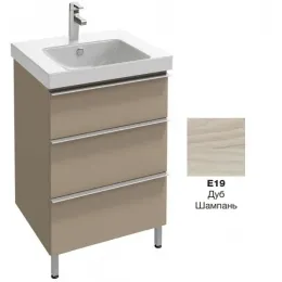 Модуль под раковину Odeon Up 57х35,4х73,8 см, дуб шампань EB990-E19 Jacob Delafon