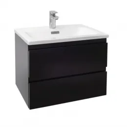 Модуль под раковину Madeleine 60,4х46,2х45,2 см, 2 ящика, встроенные ручки, черный глянцевый EB2052-J52 Jacob Delafon