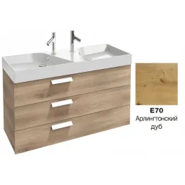 Модуль под раковину Rythmik 119,5х45х63,4 см, арлингтонский дуб, 3 выдвижных ящика EB1311-E70 Jacob Delafon