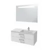 Комплект мебели для ванной Vox 100 см, цвет белый блестящий, подвесной монтаж, с подсветкой EB1161-NF+EXAD112-Z-00+EB2076-R1-N18 Jacob Delafon