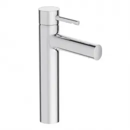 Смеситель для умывальника Cuff неповоротный излив, с донным клапаном E37303-CP Jacob Delafon