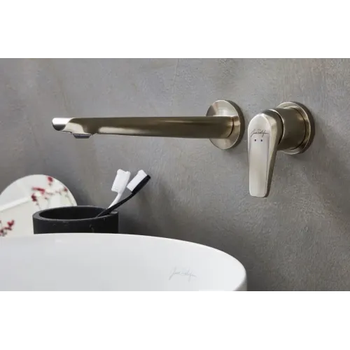 Встраиваемый в стену смеситель для раковины Avid полированный, никель E97358-BN Jacob Delafon