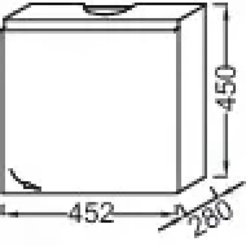 Комплект мебели для ванной Odeon Up 50 см, квебекский дуб, высокое зеркало без подсветки, 1 дверца, подвесной монтаж EB1081-NF+E4760-00+EB999D-E10 Jacob Delafon