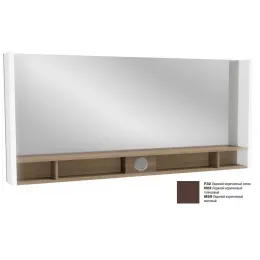 Зеркало Terrace 150х68,5 см, ледяной коричневый глянцевый, с подсветкой EB1739RU-N23 Jacob Delafon