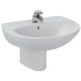 Подвесная раковина Patio 60х47х16 см, 1 отверстие под смеситель, санфарфор E4159NG-00 Jacob Delafon