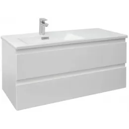 Модуль под раковину Madeleine 100х46х45 см, раковина справа, 2 ящика, белый глянцевый EB2055-J5 Jacob Delafon
