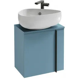 Модуль под раковину Nouvelle Vague 45,2х30х46,8 см, аквамарин блестящий, шарниры слева, 1 дверца EB3045G-G91 Jacob Delafon