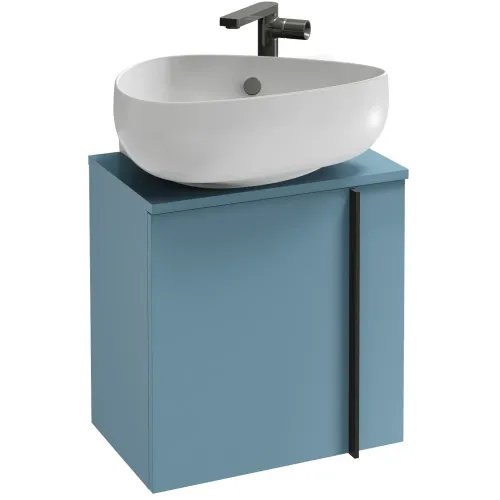 Модуль под раковину Nouvelle Vague 45,2х30х46,8 см, аквамарин блестящий, шарниры слева, 1 дверца EB3045G-G91 Jacob Delafon