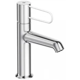 Смеситель для умывальника Odeon Rive Gauche хром / белый, неповоротный излив, без донного клапана E21029-00-CP Jacob Delafon