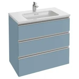 Модуль под раковину Vox 80х46х73,4 см, 3 ящика, аквамарин матовый EB2048-RA-M43 Jacob Delafon