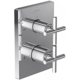 Лицевая часть встраиваемого смесителя Modulo с термостатом, 2 функции E75388-CP Jacob Delafon