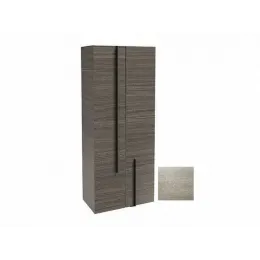 Шкаф-колонна Nouvelle Vague 60х34х147 см, фактурный дуб, внутренний ящик, 3 полки, розетка и зеркало, реверсивная установка двери, подвесной монтаж EB3046RU-E73 Jacob Delafon