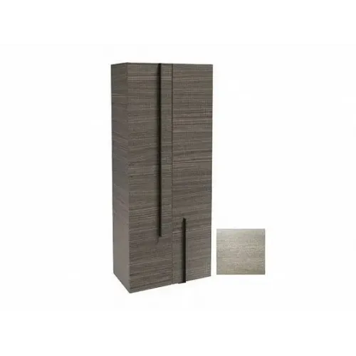 Шкаф-колонна Nouvelle Vague 60х34х147 см, фактурный дуб, внутренний ящик, 3 полки, розетка и зеркало, реверсивная установка двери, подвесной монтаж EB3046RU-E73 Jacob Delafon