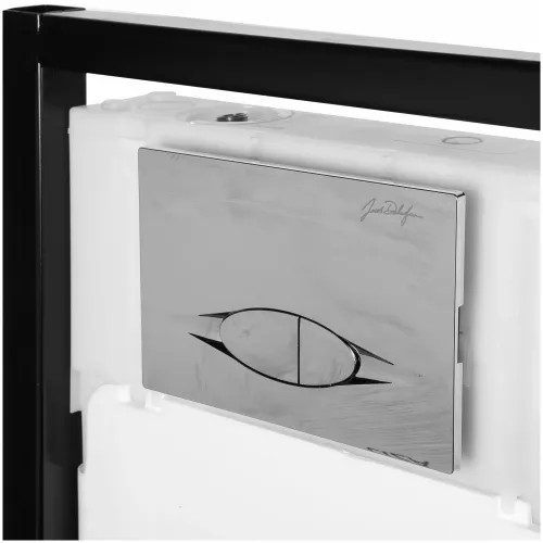 Комплект унитаза с инсталляцией Brive глубина унитаза 52см, клавиша хром глянец, с микролифтом, быстросъемное E21733RU-00 Jacob Delafon