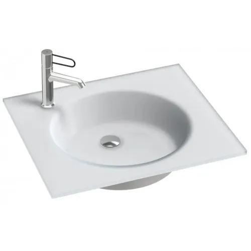 Мебельная раковина Odeon Rive Gauche 60,6х51,5 см, матовый белый EB2560-DE1 Jacob Delafon