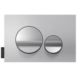 Клавиша смыва матовая/глянец, пластик, механическая, хром E20859-CP-MTC Jacob Delafon