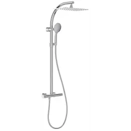 Душевая система без излива Talan 1 режим, 25 см, square, термостат, верхний душ, с лейкой E20642RU-CP Jacob Delafon
