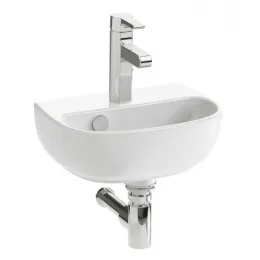 Подвесная раковина Odeon Up 36х26х9,8 см, 1 отверстие для смесителя, санфарфор E4761-00 Jacob Delafon