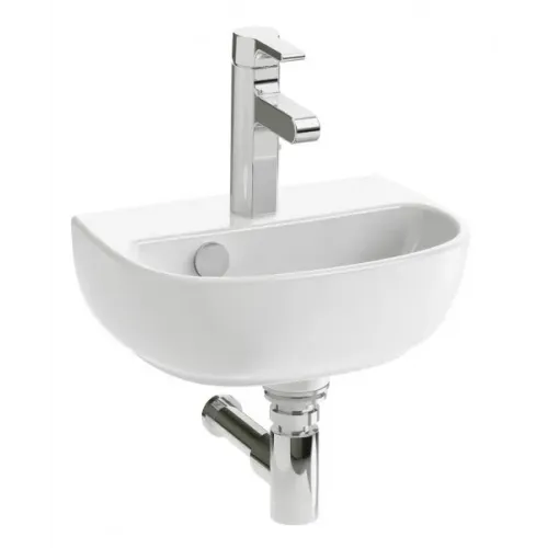Подвесная раковина Odeon Up 36х26х9,8 см, 1 отверстие для смесителя, санфарфор E4761-00 Jacob Delafon