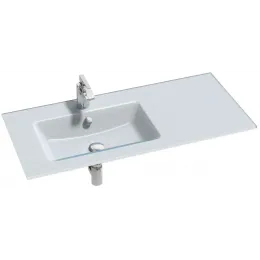 Мебельная раковина Vox 100х46 см, левосторонняя, белая глянцевая EB2103-DD1 Jacob Delafon