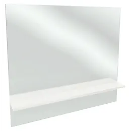 Зеркало Struktura 119х107,2 см, белая полка EB1215-N18 Jacob Delafon