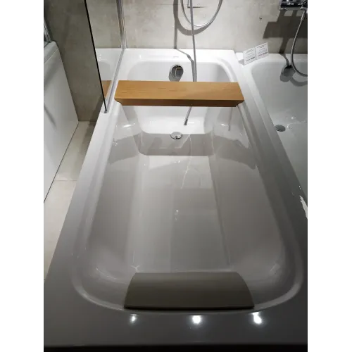 Ванна из материала Flight Elite 170х75 см, встраиваемая, с сиденьем, подголовником, выставочный образец E6D031RU-00+E6D073-P6+E6D061-MN+E70174-CP/У Jacob Delafon