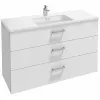 Модуль под раковину Vox 120х46х73,4 см, 3 ящика, белый глянцевый, прямоугольные ручки EB2091-R2-G1C Jacob Delafon