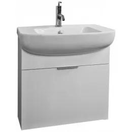 Модуль с раковиной Odeon Up 65 см, подвесная, белая, с одним выдвижням ящиком, подвесной монтаж E4743-00+EB880-J5 Jacob Delafon