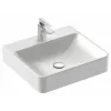 Накладная раковина Vox 50х45х13,5 см, без переливного отверстия, санфарфор, с отв. под смеситель EVE012-00 Jacob Delafon