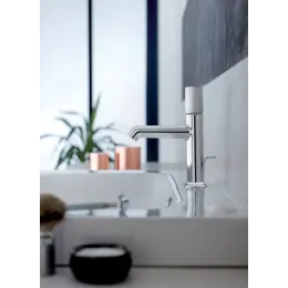 Смеситель для умывальника Rivoli неповоротный излив, с донным клапаном E24323-CP Jacob Delafon