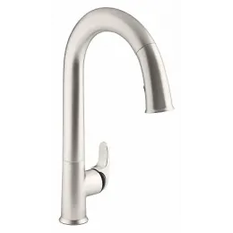 Сенсорный смеситель для кухни Sensate матовая сталь, питание от сети E72218-B7-VS Jacob Delafon