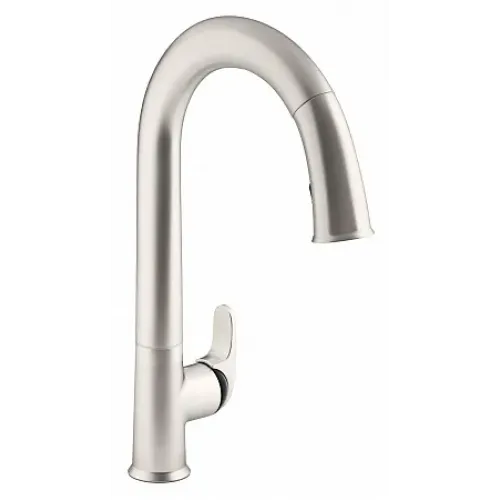 Сенсорный смеситель для кухни Sensate матовая сталь, питание от сети E72218-B7-VS Jacob Delafon