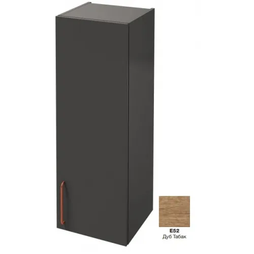 Шкаф Odeon Rive Gauche 40х34х100,3 см, дуб табак, правосторонний, ручка медная EB2571D-R7-E52 Jacob Delafon