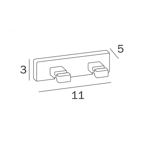 Крючок для ванной INDA LEA A1820BNE