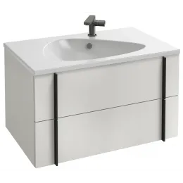 Модуль под раковину Nouvelle Vague 80х45,2х50,8 см, белый блестящий EB3030-G1C Jacob Delafon